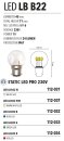 LED LB B22 W   Lampen E27/B22 230V --> Led Pro 230V