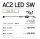 AC2 LED SW - Kabel Schwarz   Kabelfarbe: schwarz   Zubeh&ouml;r --&gt; Led Pro 230V