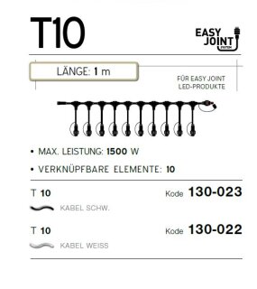 T10 - Kabel Wei&szlig;   Kabelfarbe: wei&szlig;   Zubeh&ouml;r --&gt; Led Pro 230V