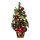 Christmas tree decorated with 20 LEDs warm/white - Material: Plug: 25A 250V - Color: red/green - Size:  X &Oslash; 45cm