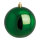 Christmas ball green shiny 10 pcs./blister - Material:  - Color: shiny green - Size: &Oslash; 4cm