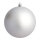 Weihnachtskugel, silber matt, 10 St./Blister, Gr&ouml;&szlig;e:&Oslash; 4cm,  Farbe: silber/matt   Info: SCHWER ENTFLAMMBAR