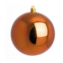 Weihnachtskugel-Kunststoff  Größe:Ø 6cm,  Farbe: kupfer...