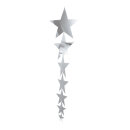 Star hanger 7-fold - Material: foil - Color: silver -...