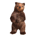 Bear,  standing, styropor+wooden fibres,...